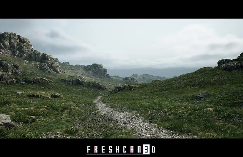 北岛包 4x4公里 - Northern Island Landscape Pack 4x4 km