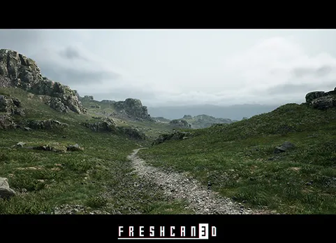 北岛包 4x4公里 - Northern Island Landscape Pack 4x4 km