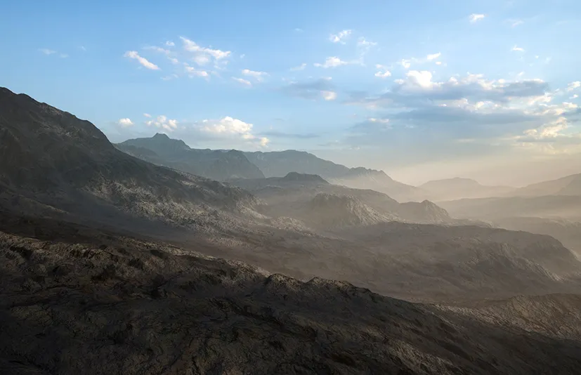 死山景观 - Dead Hills Landscape