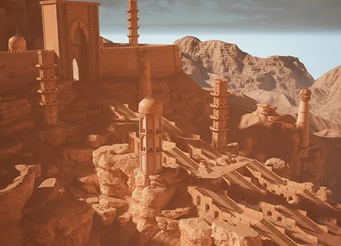 荒城遗址 - Desert City Ruins