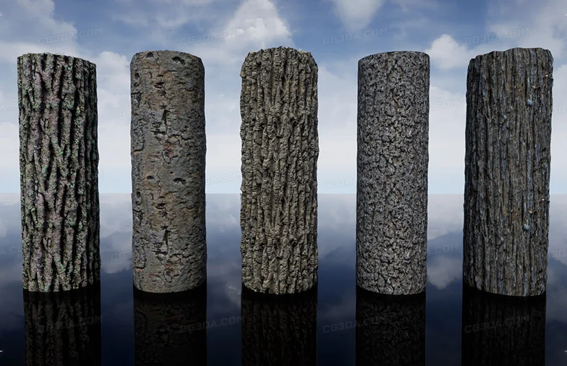 21种真实感自然材质-Gaia's 21 Nature Materials / Photorealistic