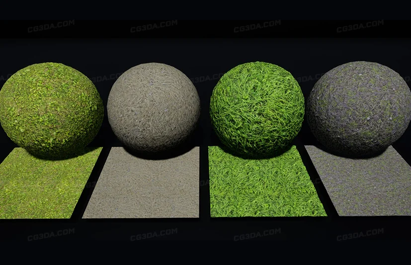 21种真实感自然材质-Gaia's 21 Nature Materials / Photorealistic
