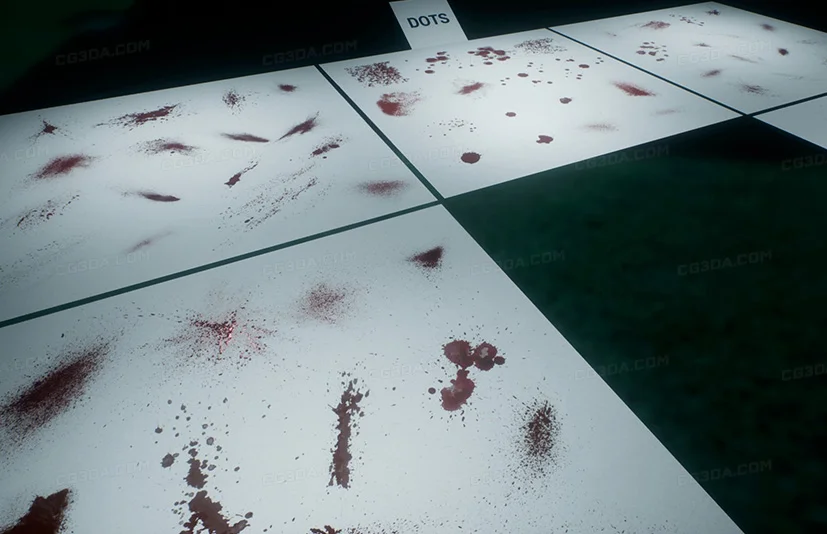 喷溅、血贴花-Blood: Splashes