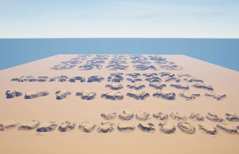 山脉景观Alpha贴图-Alpha Textures