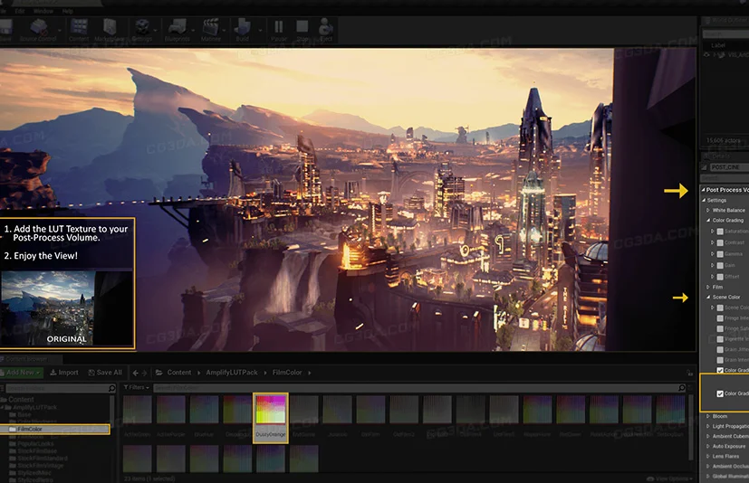 场景色彩滤镜包-Amplify LUT Pack