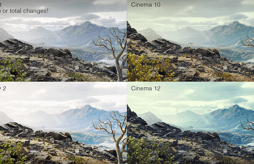 电影级颜色分级包-Cinema Color Grading Pack