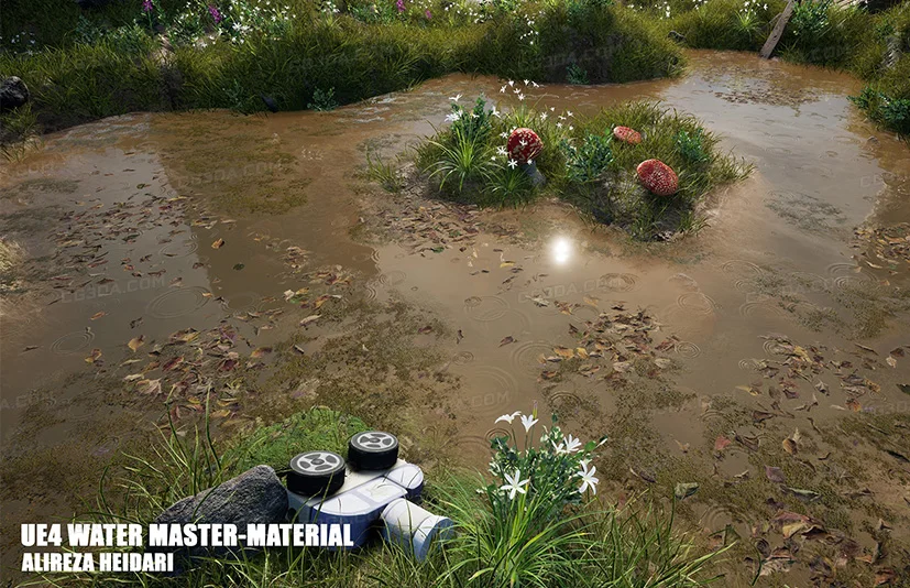 终极水着色器UE4/5-Ultimate Water Shader UE4 and 5