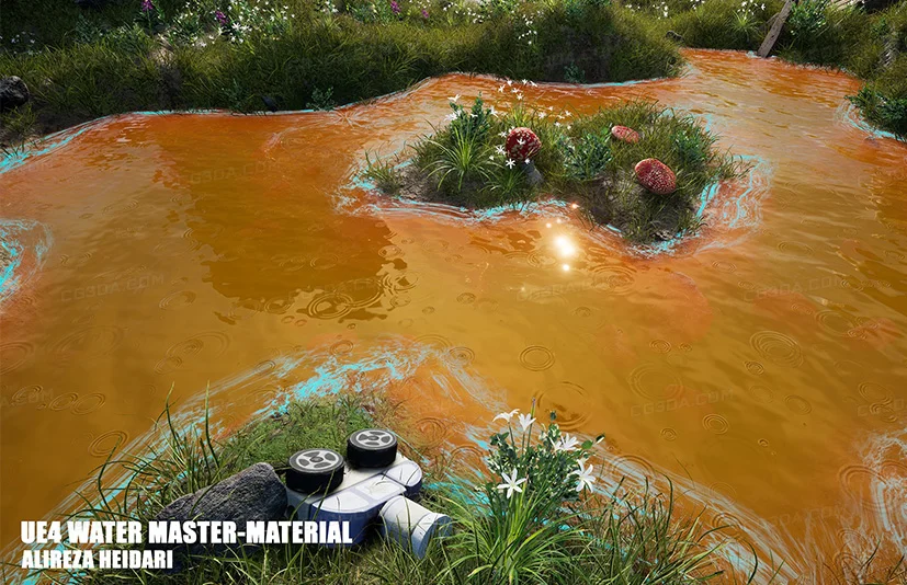 终极水着色器UE4/5-Ultimate Water Shader UE4 and 5