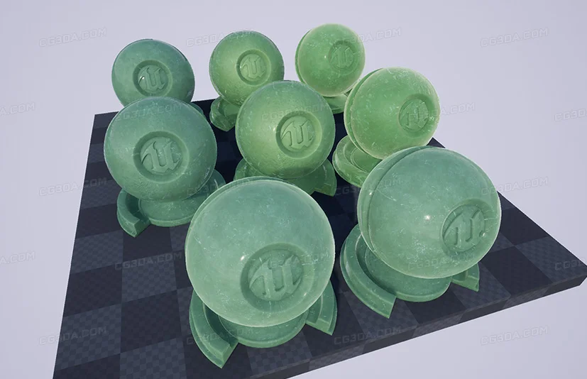 玉石与大理石材质包-Jade and Marble Material Pack