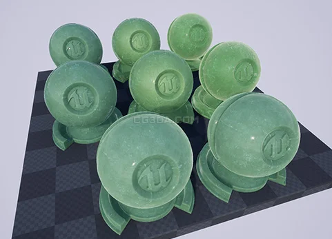 玉石与大理石材质包-Jade and Marble Material Pack