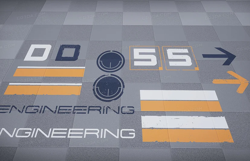 模块化科幻材质贴花-Modular SciFi: Materials & Decals
