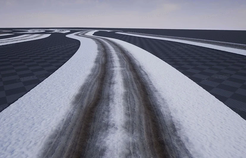 泥泞道路材质包-Muddy Roads Mat Pack
