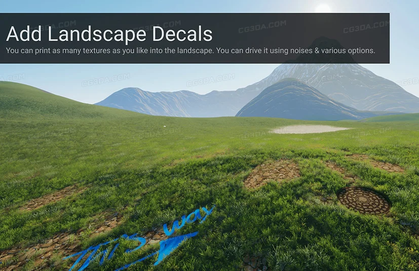 开放世界自定义自动地形材质-OpenLand - Customizable Landscape Auto Material V4