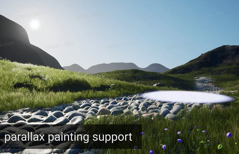 开放世界自定义自动地形材质-OpenLand - Customizable Landscape Auto Material V4