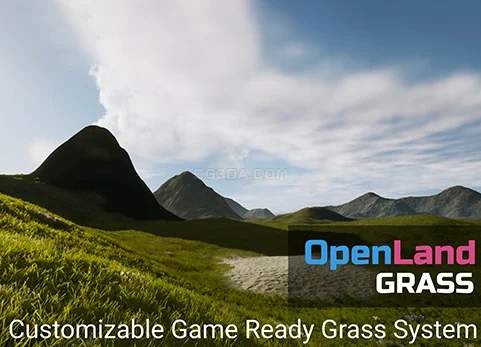 可定制的草系统-OpenLand Grass - Customizable Game Ready Grass System