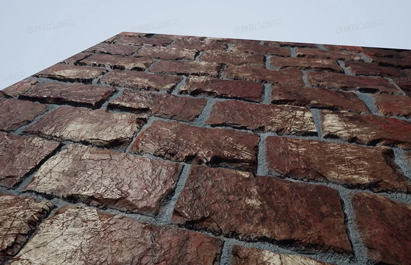 视差砖墙材质Vol.1-Parallax Occlusion Brick Materials Vol.1