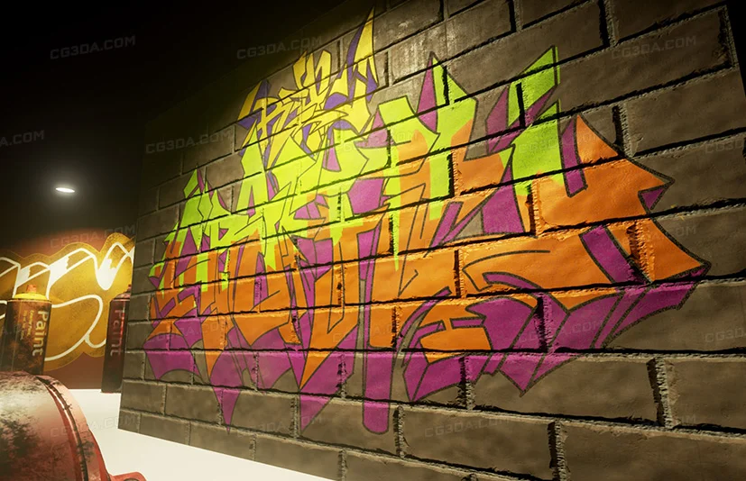 涂鸦贴花材质包-Real Graffiti Decals
