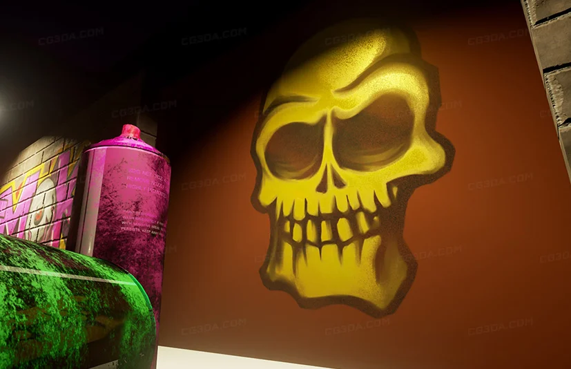 涂鸦贴花材质包-Real Graffiti Decals