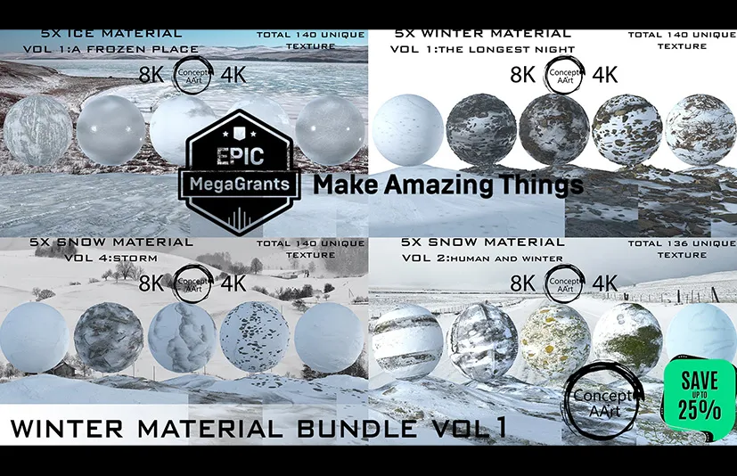 冬季材质套装 - WINTER BUNDLE VOL1