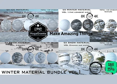 冬季材质套装 - WINTER BUNDLE VOL1
