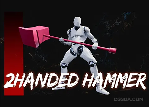 手持锤子动画集-2Handed Hammer AnimSet