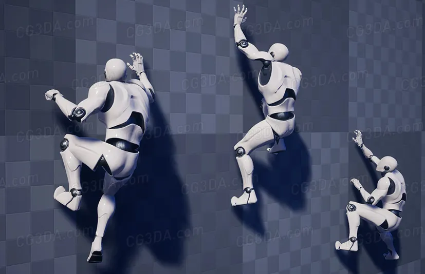 攀岩动画集-Climbing Animation Set
