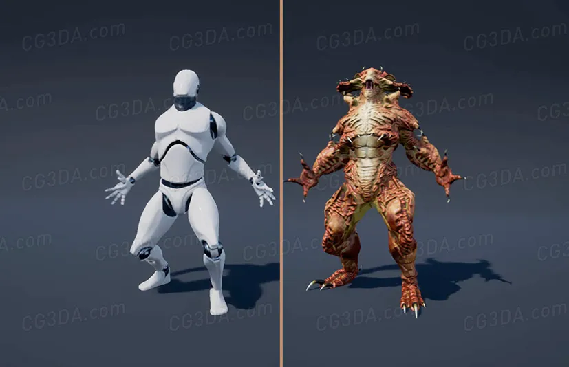 怪物动画-41 Animations For Monsters