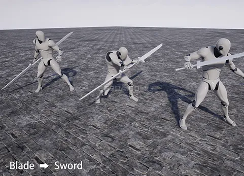 转换动画集(双剑和双刃)-Conversion Animset ( TwinSword & TwinBlades)
