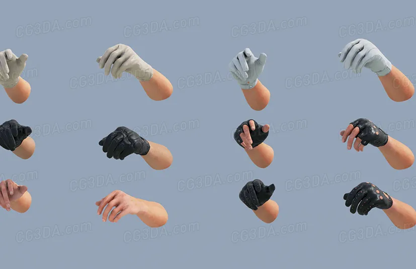 手部动画包-Animated Modern Civilian Hands Pack
