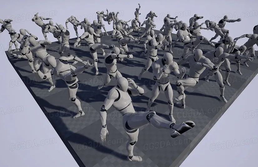 近身格斗搏击动画-Fighting Animset Pro