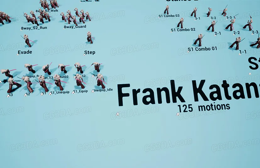 武士刀动画-Frank climax's Katana