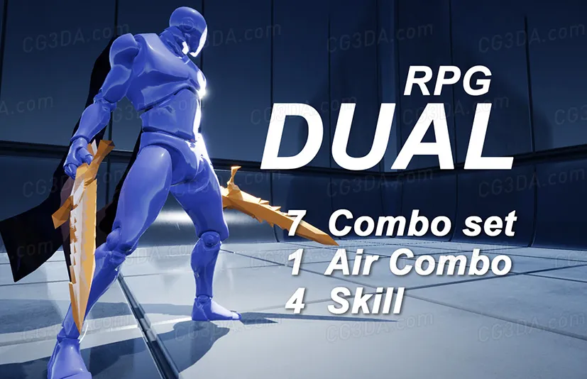 双手剑攻击动画-Frank RPG Dual