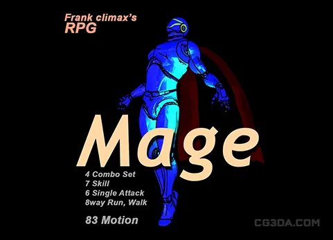 魔法师祭祀术士动画-Frank RPG Mage