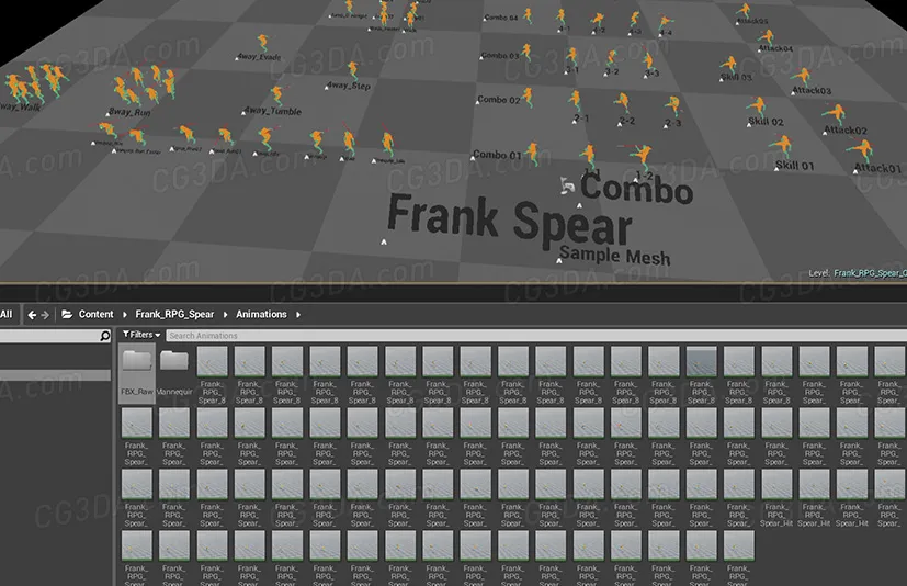 长矛攻击动画-Frank RPG Spear