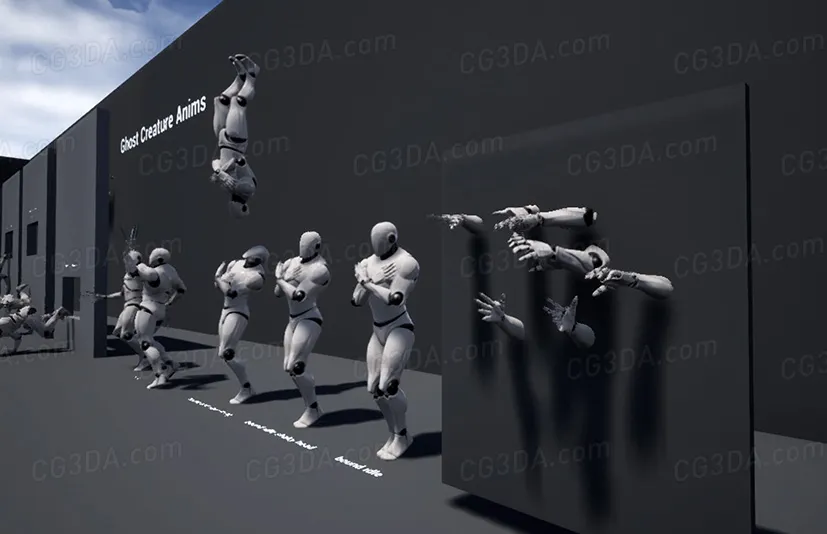 幽灵生物动画-Ghost Creature Anims