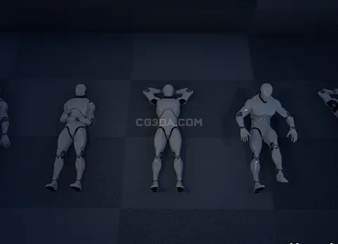 平躺侧卧休息动画-Have A Rest - Laying Down Animation Pack