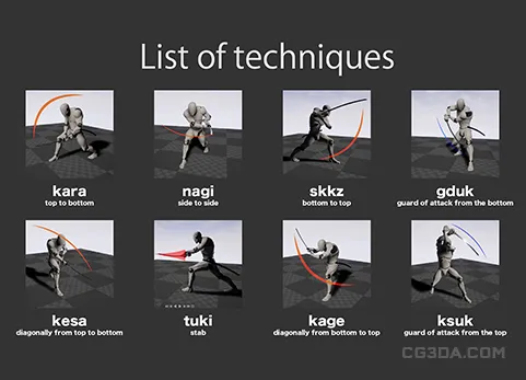 日本武士刀动作-Japanese sword action