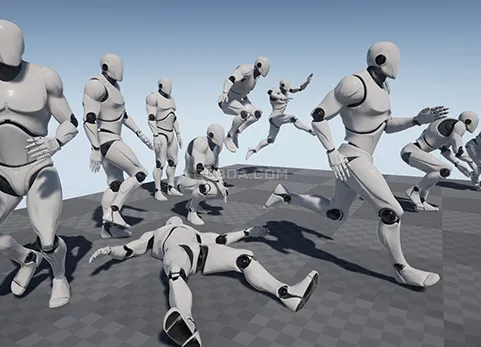 跑步比赛移动动画-Mobility Pro - MoCap Pack