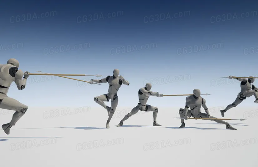长矛动画-Oriental Spear AnimSet