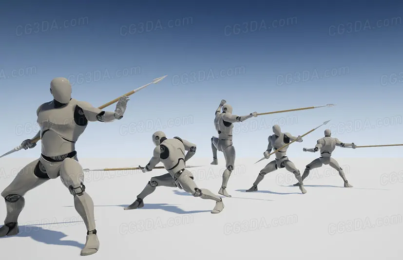 长矛动画-Oriental Spear AnimSet