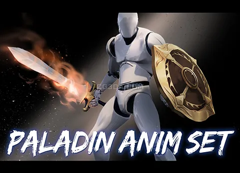 圣骑士动画-Paladin Anim Set