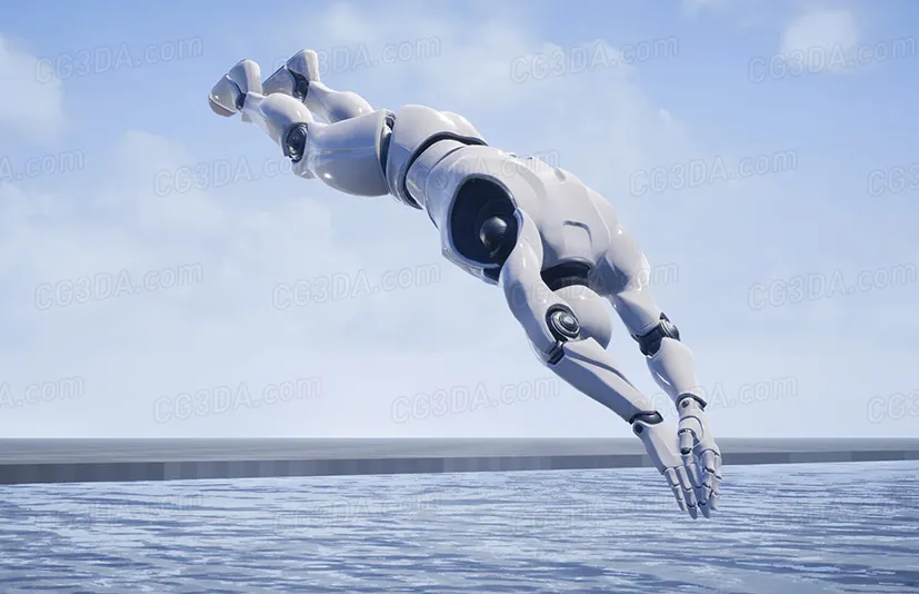 泳池潜水动画-Pool Dives Animation Set