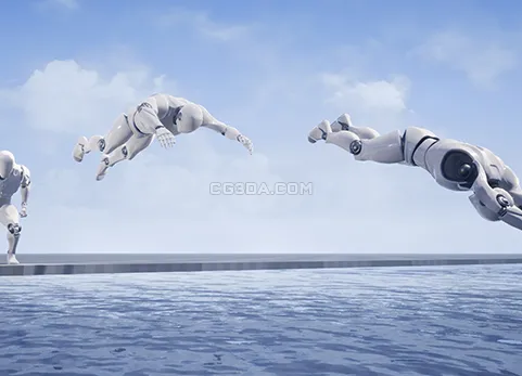 泳池潜水动画-Pool Dives Animation Set