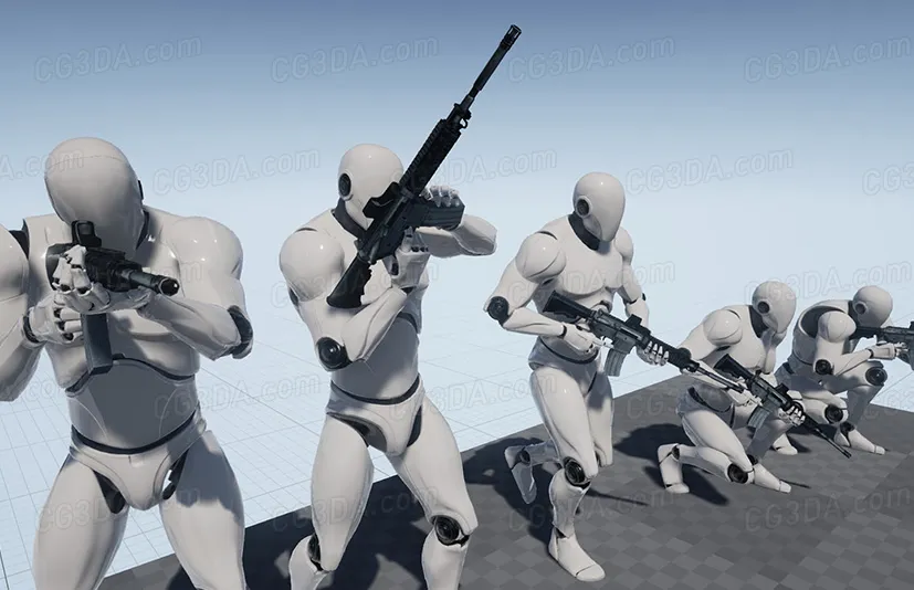 自动步枪动画-Rifle Pro - MoCap Pack