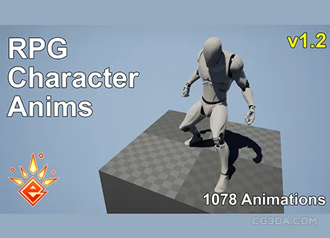 角色扮演动画-RPG Character Anims