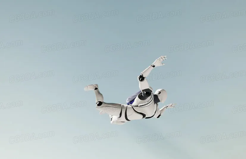 跳伞和降落伞动画-Skydive and Parachute Kit