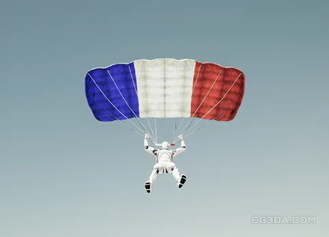 跳伞和降落伞动画-Skydive and Parachute Kit