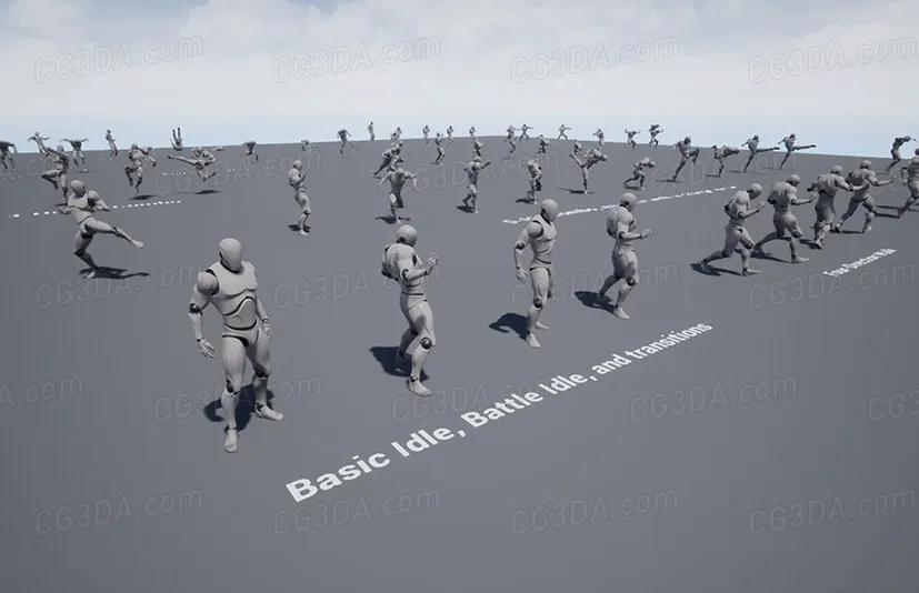 近战格斗-Stylish Action Combat Animation Pack