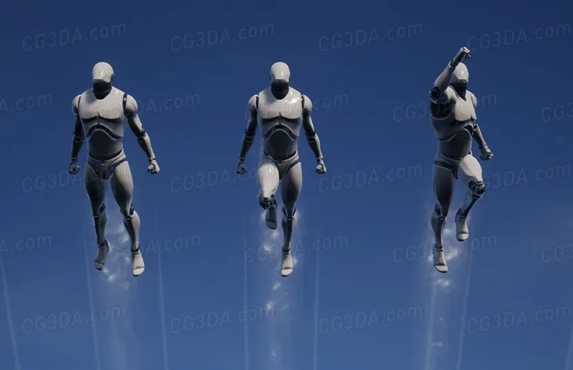 超级英雄飞行动画-Superhero Flight Animations