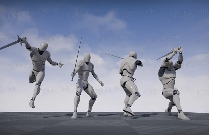 单手剑角色动画-Sword Animset Pro